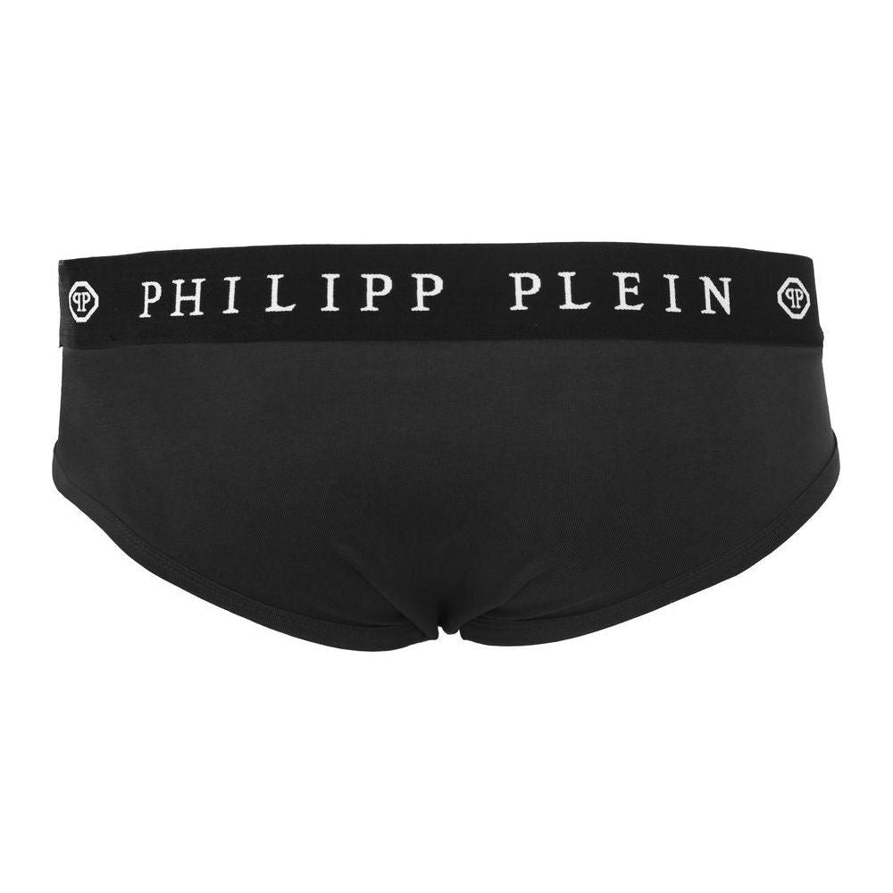 Philipp Plein Black Cotton Underwear