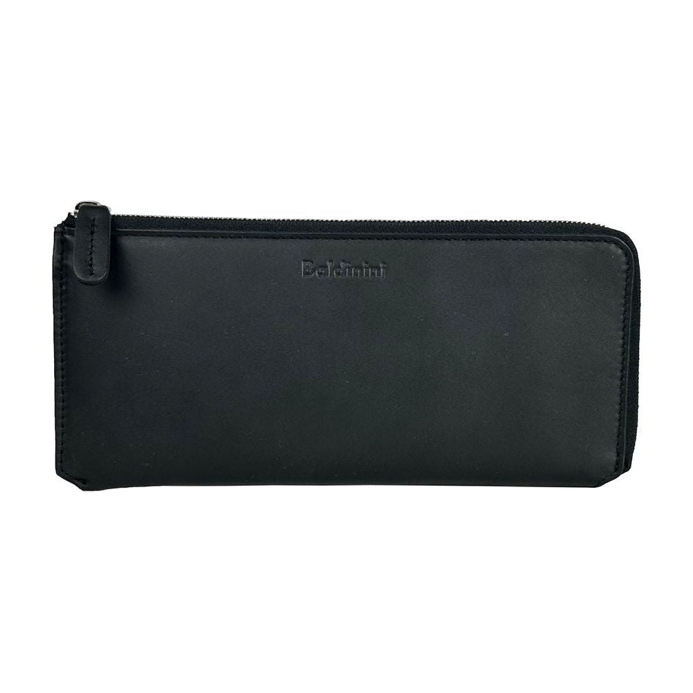 Baldinini Trend Black Leather Wallet