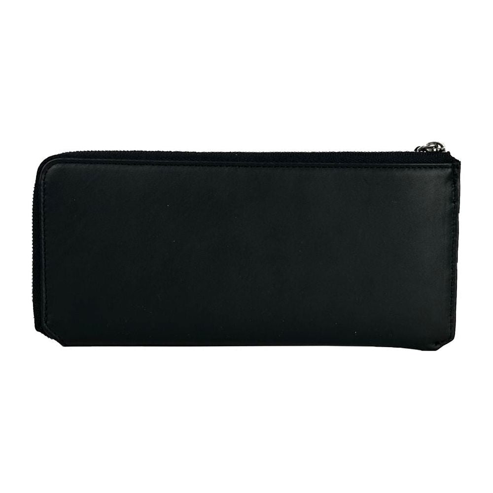 Baldinini Trend Black Leather Wallet