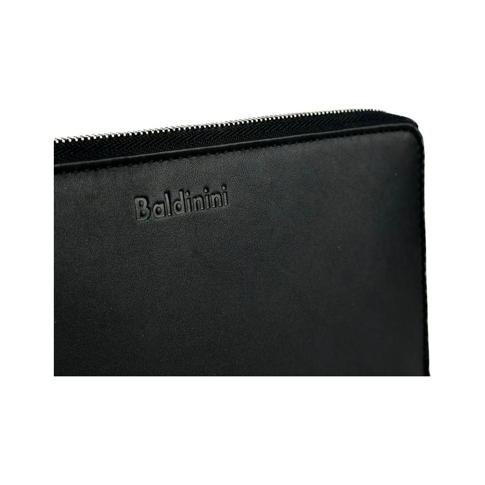 Baldinini Trend Black Leather Wallet