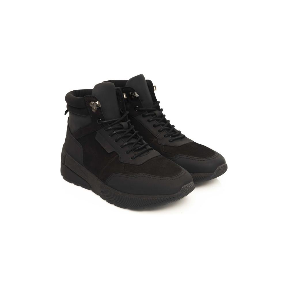 Cerruti 1881 Black Cowhide Sneaker
