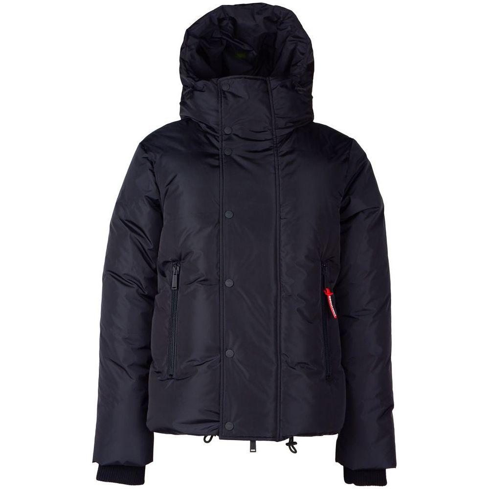 Dsquared² Black Nylon Men Down Jacket