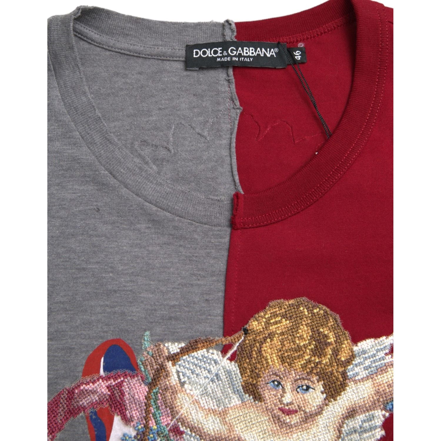 Dolce & Gabbana Multicolor Graphic Short Sleeve T-shirt