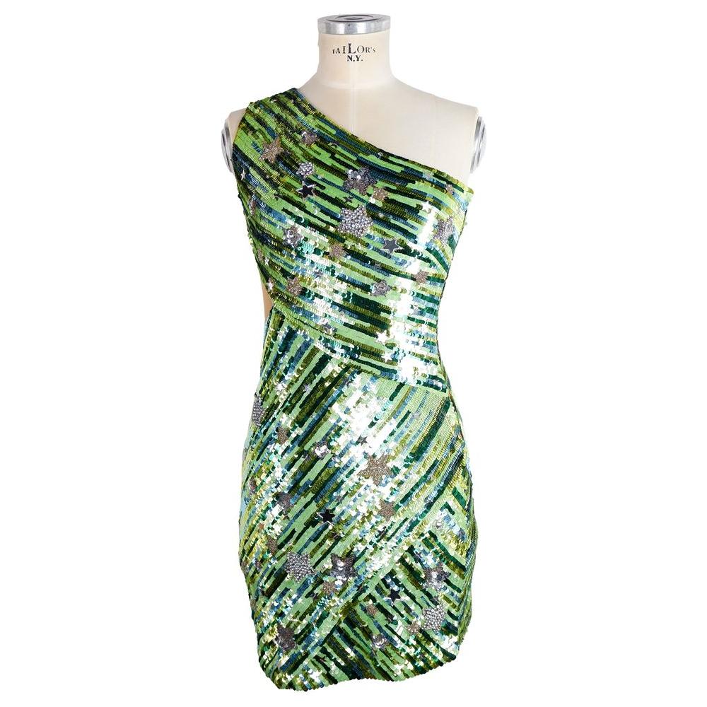 Elisabetta Franchi Green Polyamide Dress
