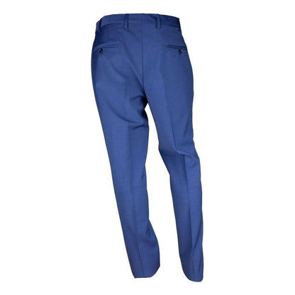 Emilio Romanelli Blue Wool Men Suit