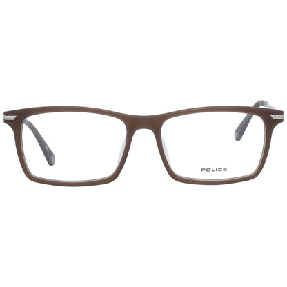 Police Brown Metal & Plastic Glasses (Frames)