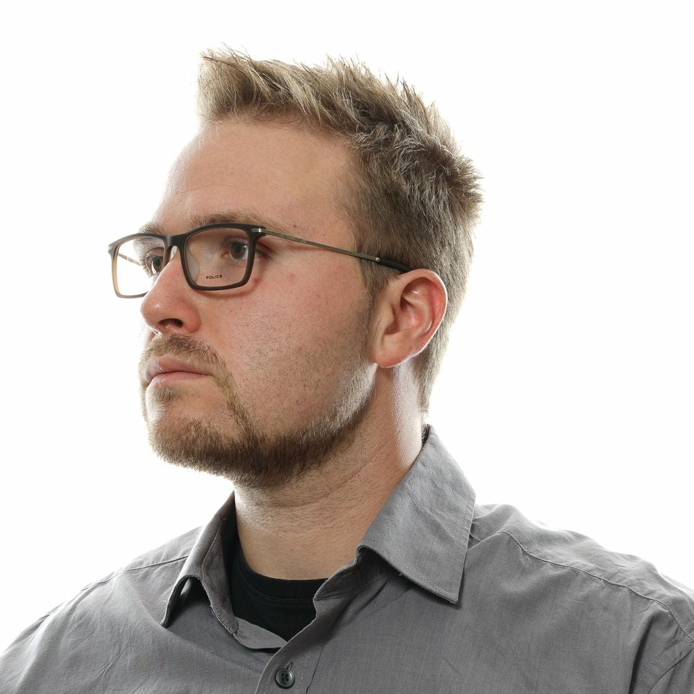 Police Brown Metal & Plastic Glasses (Frames)