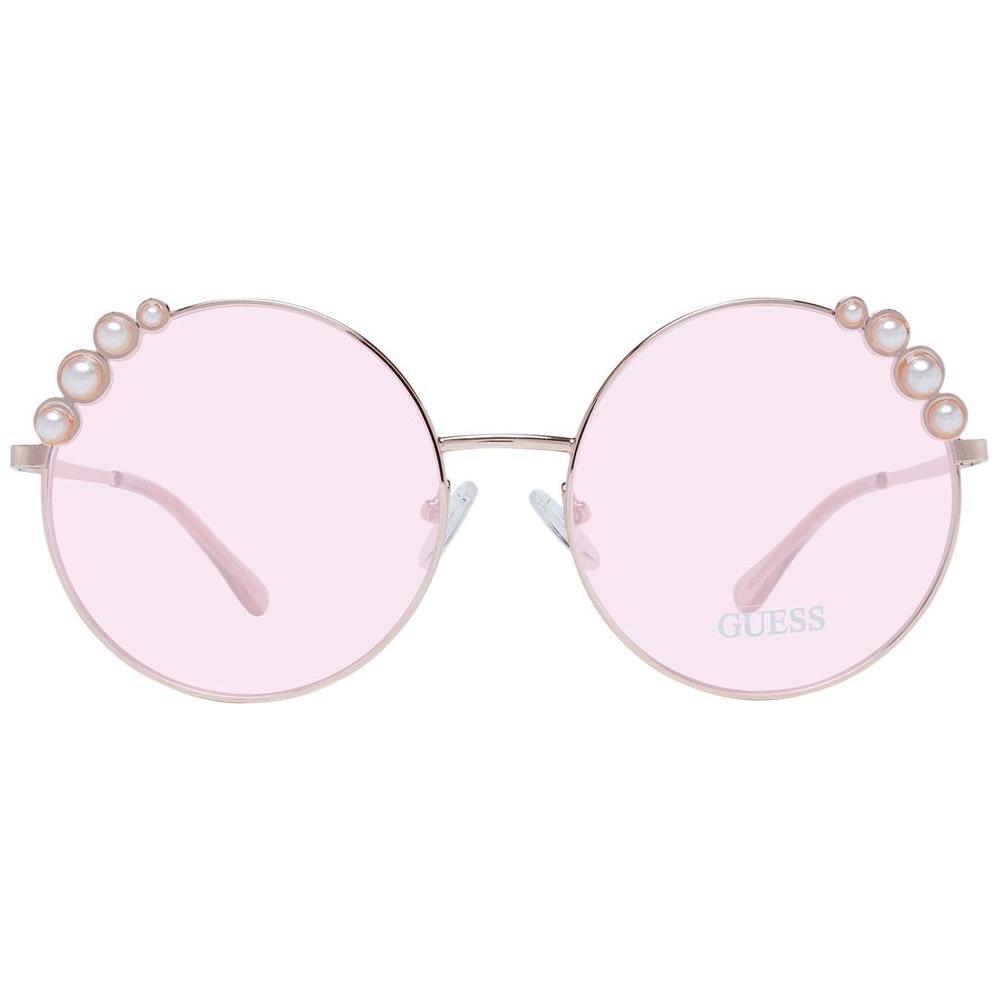 Guess Rose Gold Metal Sunglasses