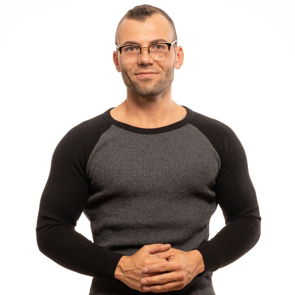 Lozza Brown Metal & Plastic Glasses (Frames)