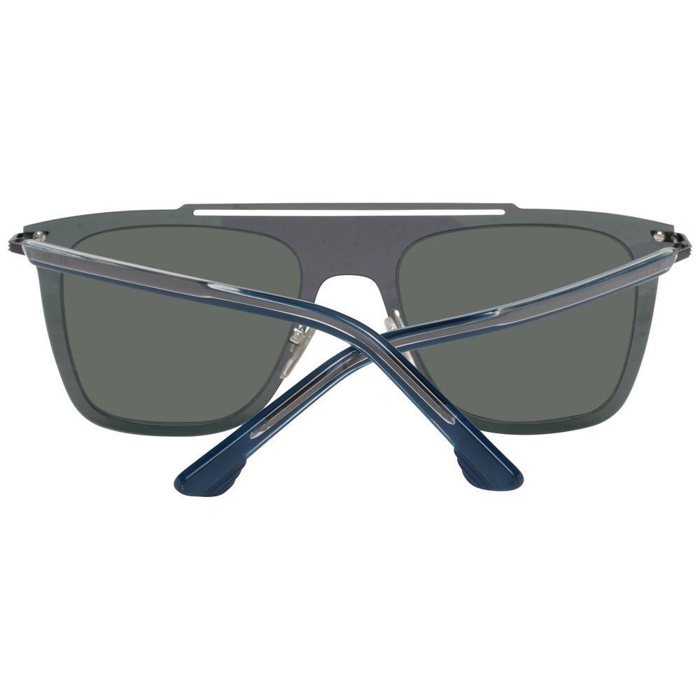 Police Blue Plastic Sunglasses
