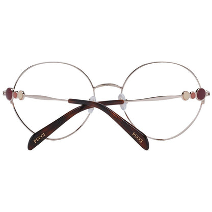 Emilio Pucci Red Metal Glasses (Frames)