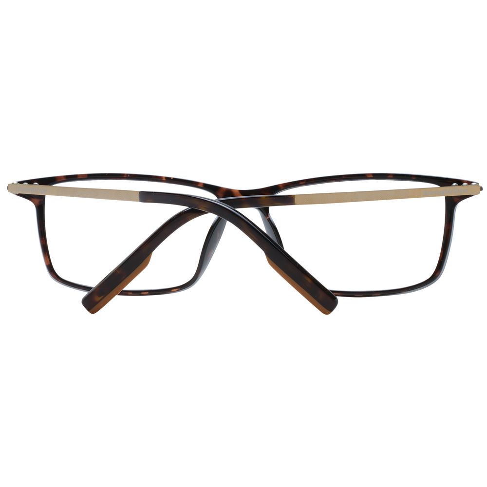 Ermenegildo Zegna Brown Plastic Glasses (Frames)