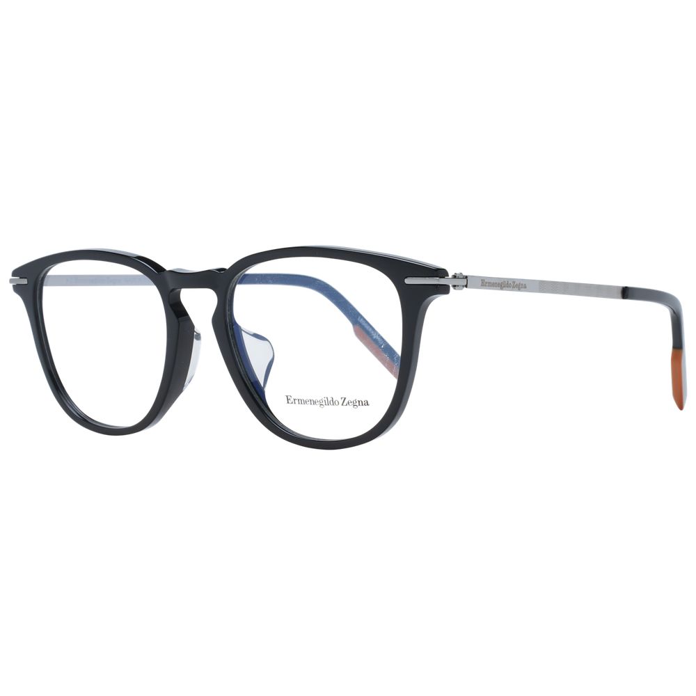 Ermenegildo Zegna Black Plastic Glasses (Frames)