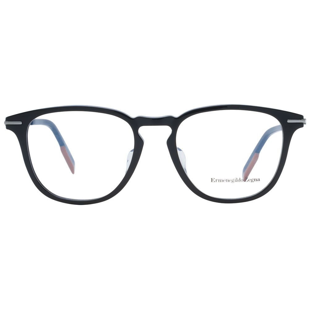 Ermenegildo Zegna Black Plastic Glasses (Frames)