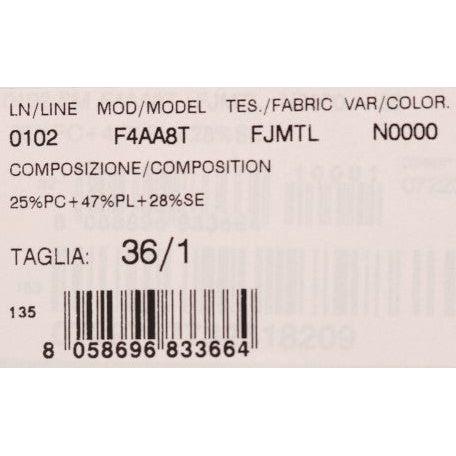 Dolce & Gabbana Black Floral Jacquard Silk A-Line Skirt