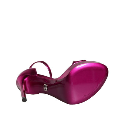 Dolce & Gabbana Fuchsia KEIRA Heels Ankle Strap Sandals Shoes
