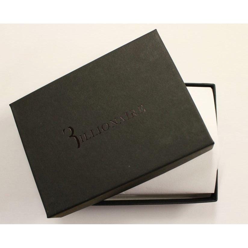 Billionaire Italian Couture Brown Leather Bifold Wallet Wallet