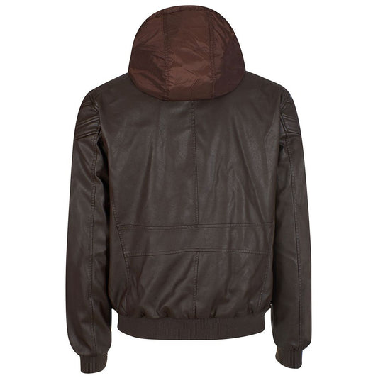 Yes Zee Brown Polyethylene Jacket YE-13674-S
