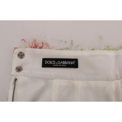Dolce & Gabbana Floral Patterned Pencil Straight Skirt