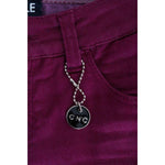 Costume National Elegant Purple Super Slim Jeans Costume National Dark Slate Gray