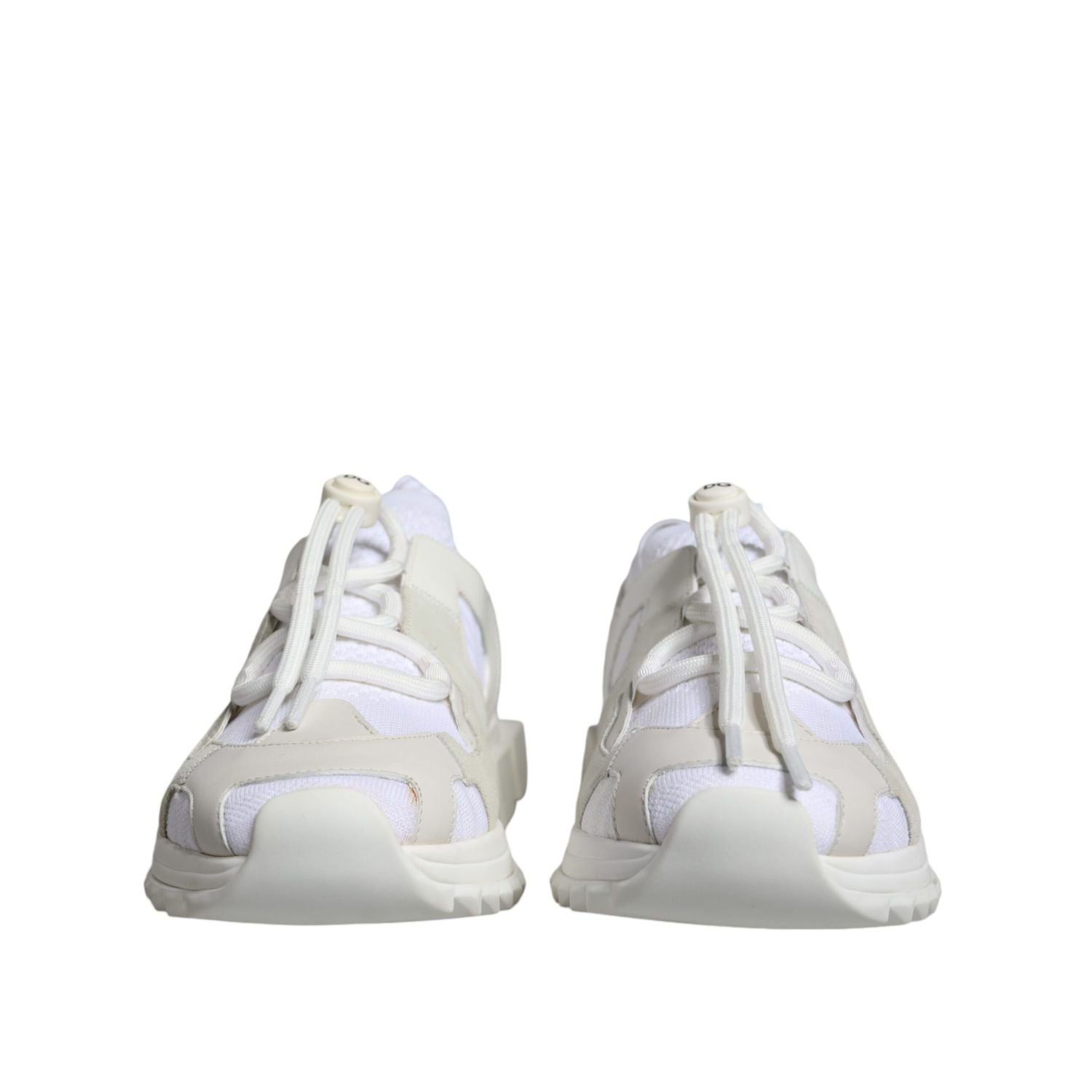 Dolce & Gabbana White Mesh Sorrento Trekking Sneakers Shoes