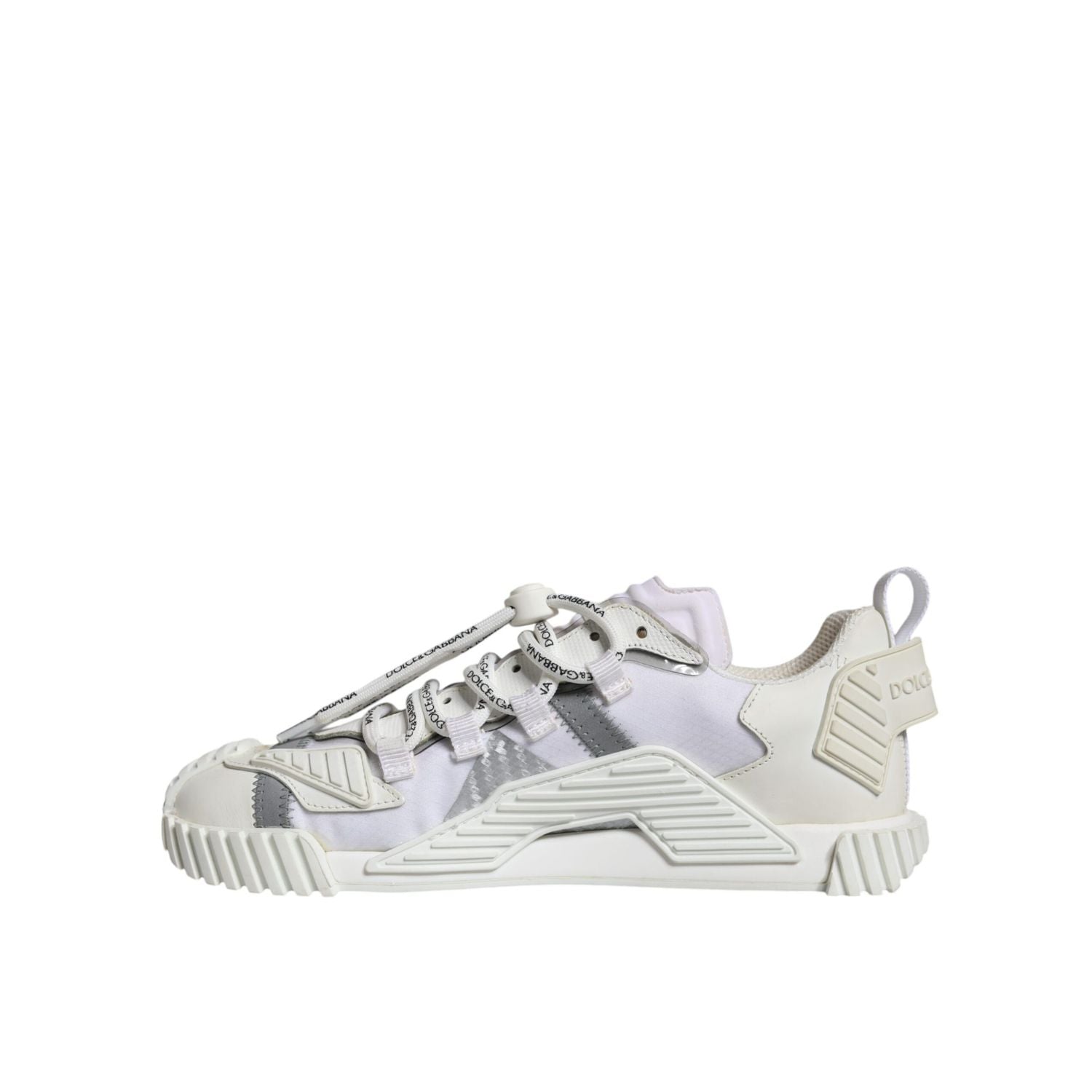 Dolce & Gabbana White Lace Up Low Top NS1 Sneakers Shoes