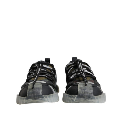 Dolce & Gabbana Multicolor Lace Up Low Top NS1 Sneakers Shoes