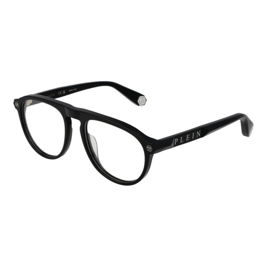 Philipp Plein Black Cellulose Acetate Glasses (Frames)