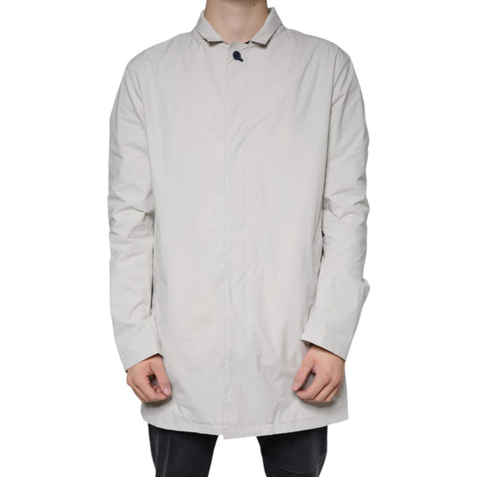 People Of Shibuya Off White Full Zip Coat Men Jacket