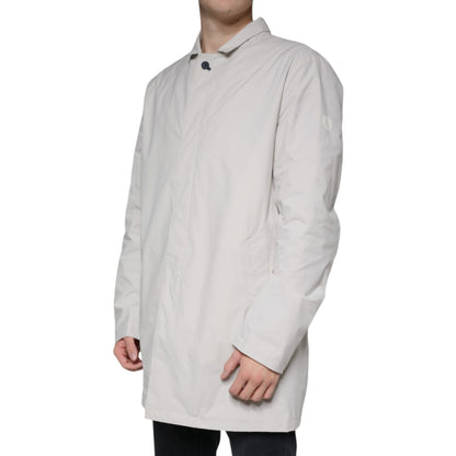 People Of Shibuya Off White Full Zip Coat Men Jacket