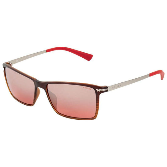 Police Red Injected Sunglasses POS195758ABRMAC