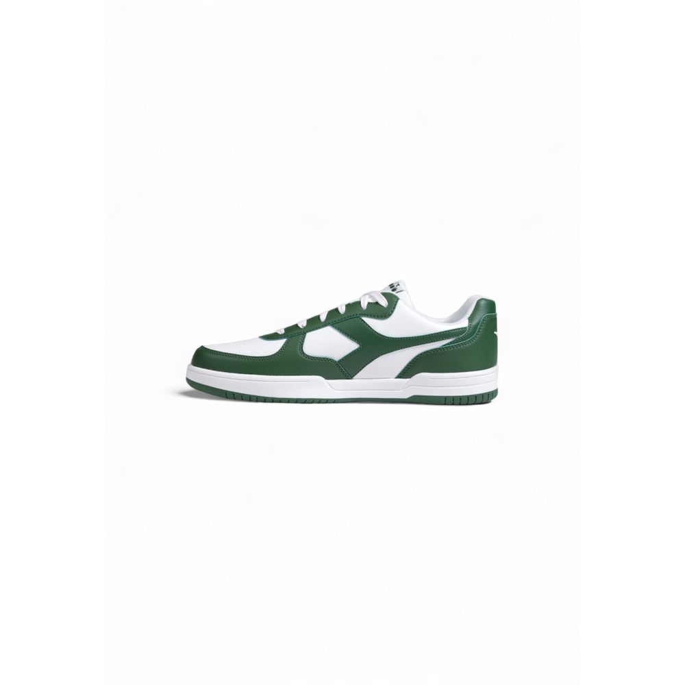 Diadora Green Artificial Leather Low Top Sneakers