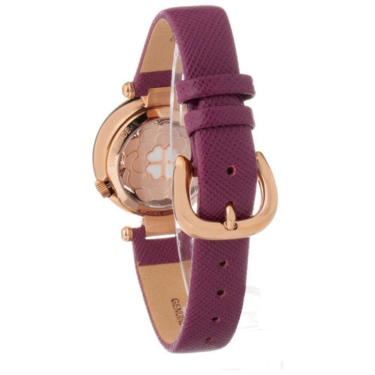 Folli Follie Purple Leather Watch FFWF15R009SPAC