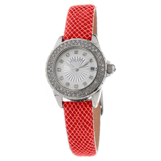 Folli Follie Red Leather Watch FFWF1A006STRAC