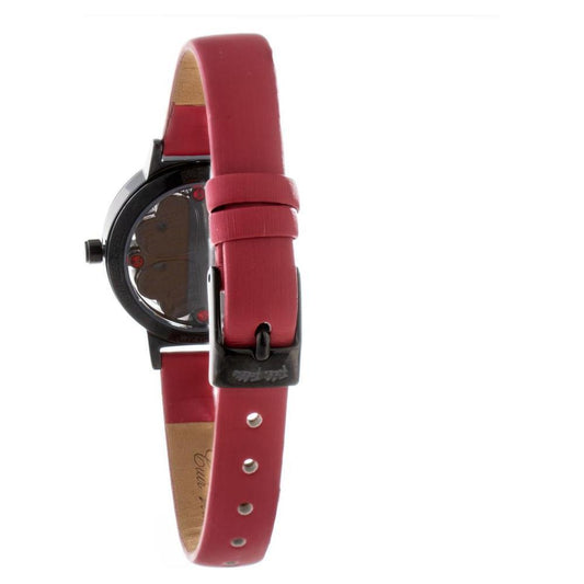 Folli Follie Red Leather Watch FFWF2Y005SSRAC
