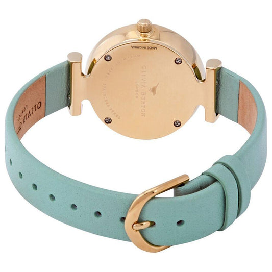 Olivia Burton Green Artificial Leather Watch OBOB16AM143AC
