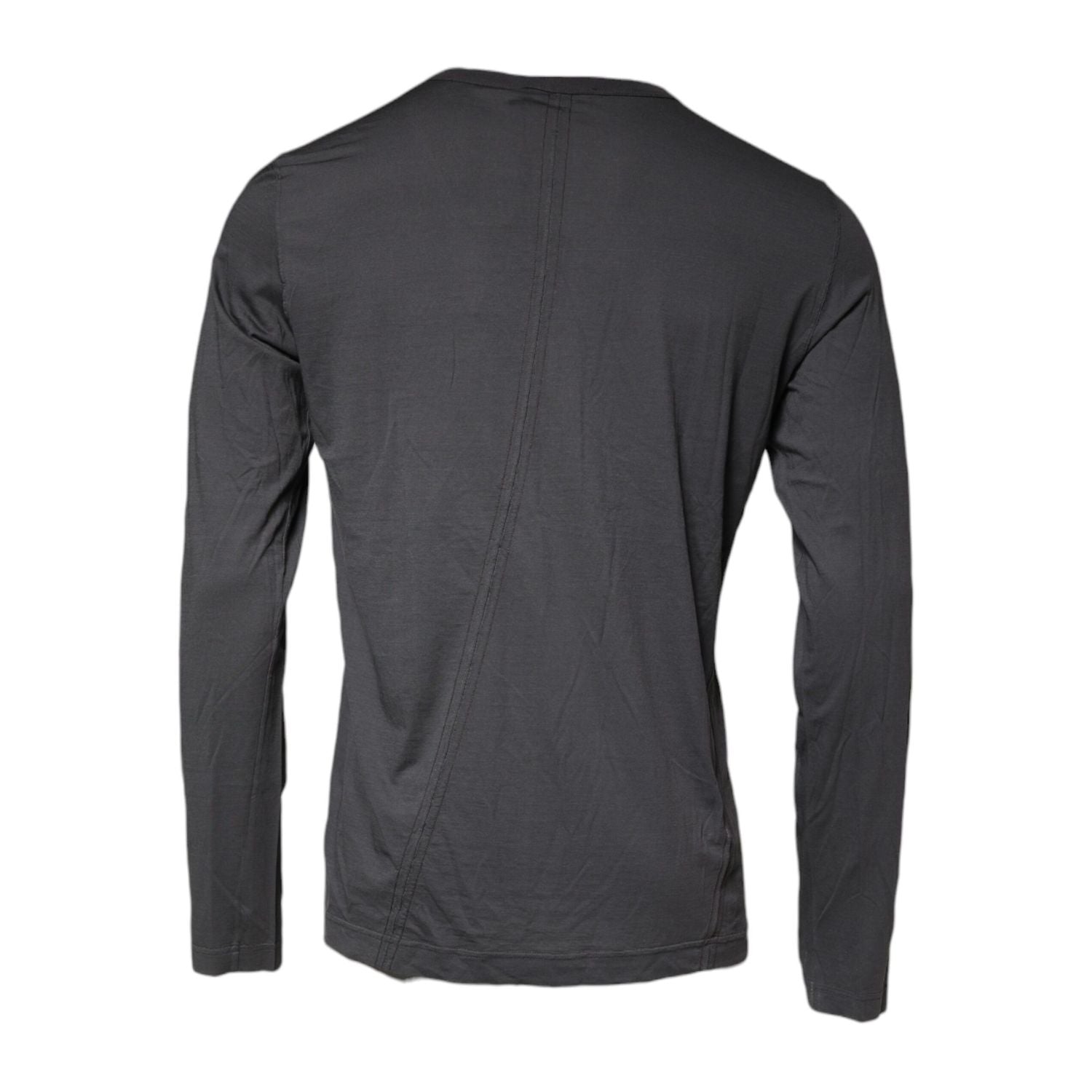 Dolce & Gabbana Gray Crown Bee Embroidery Pullover Sweater