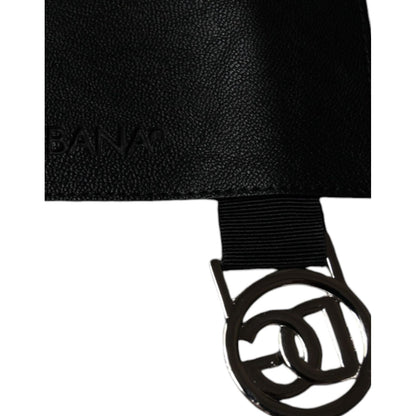 Dolce & Gabbana Gray Logo Patch Cotton Crew Neck T-shirt