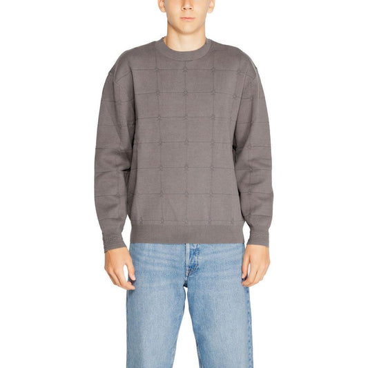 Armani Exchange Gray Cotton Sportswear AR-14712400136-IT42 | XS
