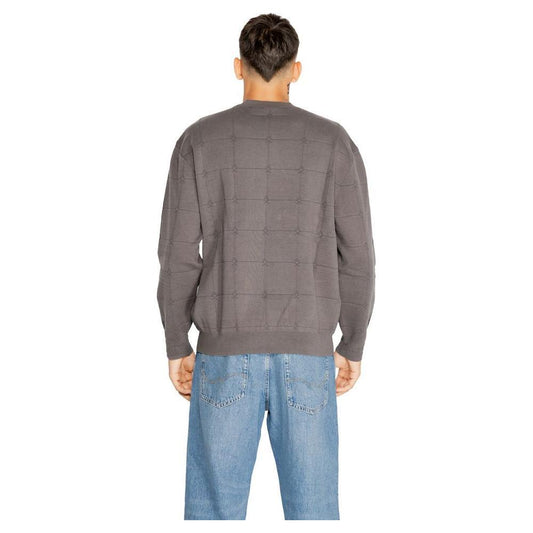 Armani Exchange Gray Cotton Sportswear AR-14712400136-IT42 | XS