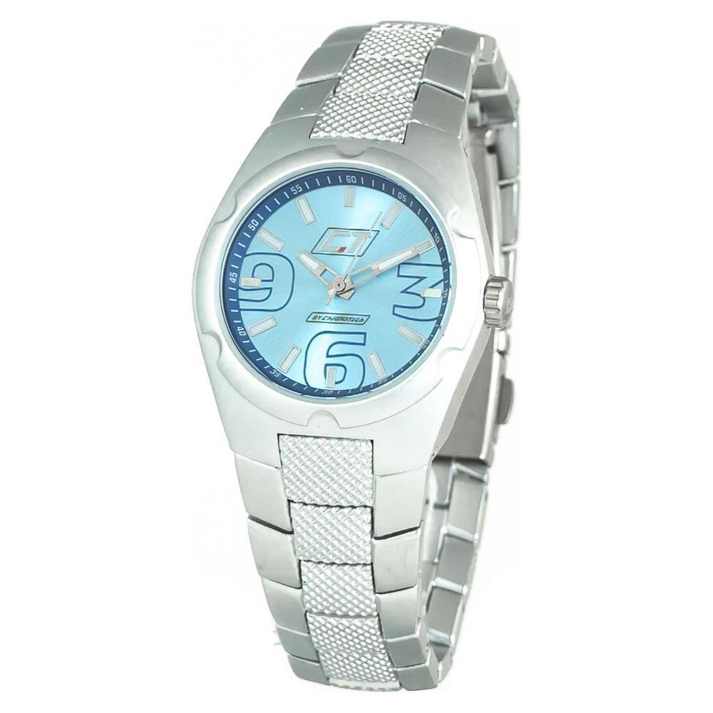 Chronotech Silver Stainless Steel Bracelet Watch