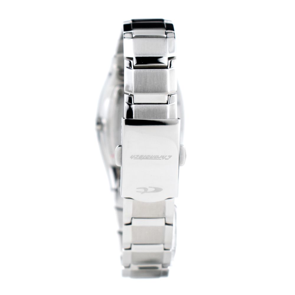 Chronotech Silver Stainless Steel Dress Watch