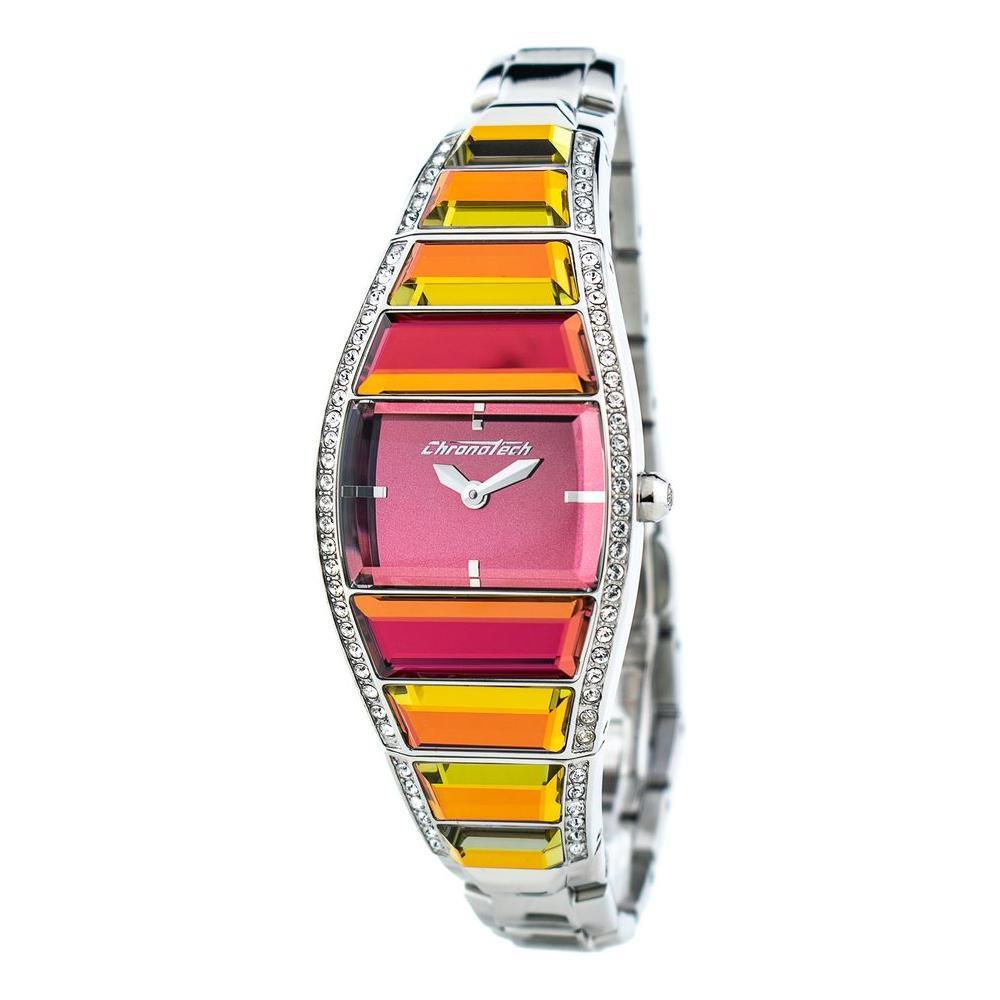 Chronotech Silver Stainless Steel Watch CHCT7099LS04MAC