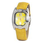 Chronotech Yellow Leather Watch CHCT7274L02AC