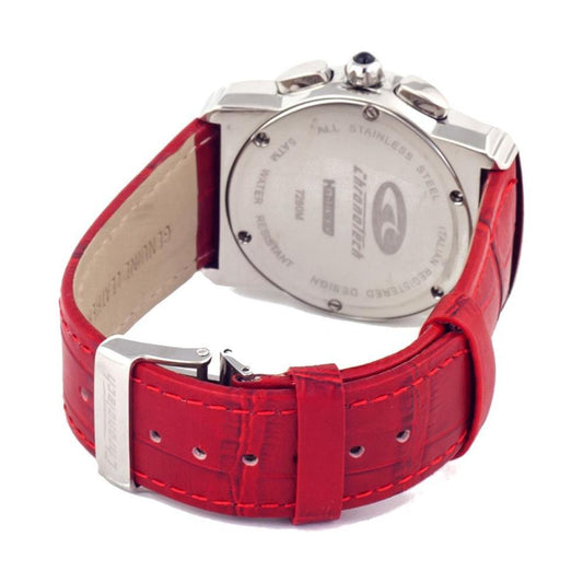 Chronotech Red Leather Watch CHCT7280B05AC