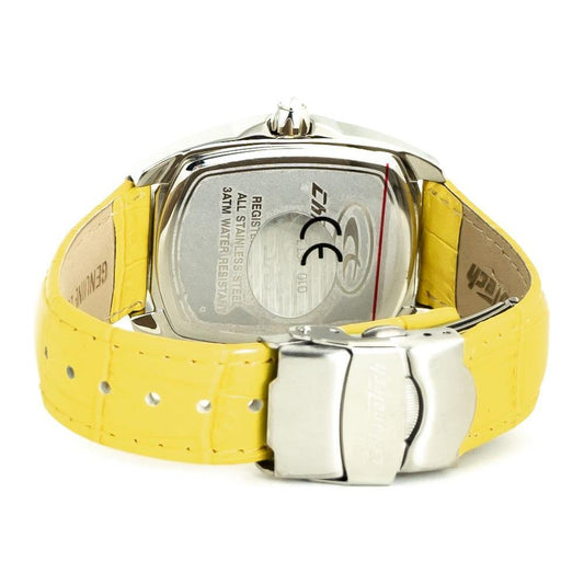 Chronotech Yellow Leather Watch CHCT7504LS05AC