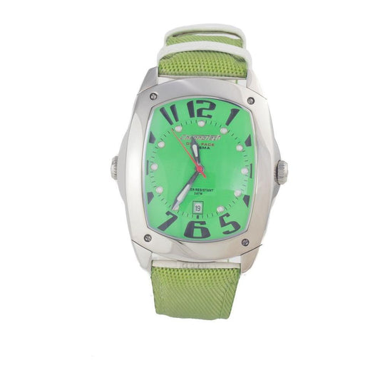 Chronotech Green Leather Watch CHCT7696M05AC