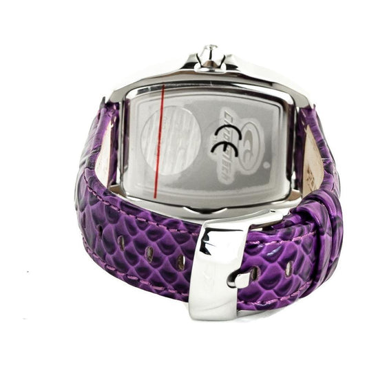 Chronotech Purple Leather Watch CHCT7896LS104AC