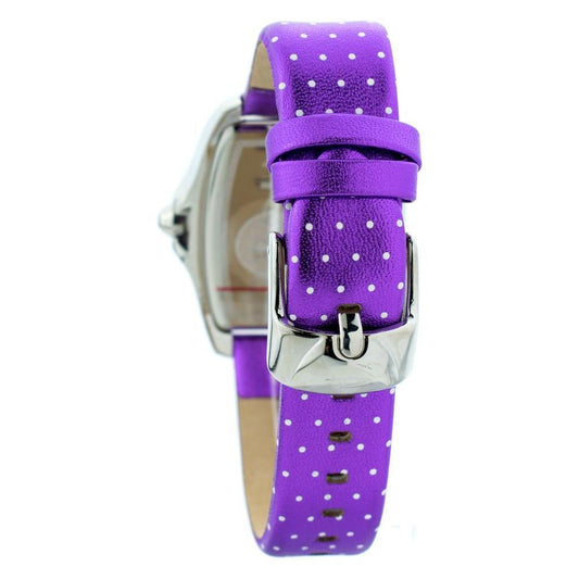 Chronotech Purple Leather Watch CHCT7896LS43AC