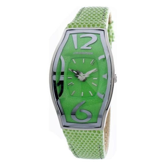 Chronotech Green Leather Watch CHCT7932AL85AC